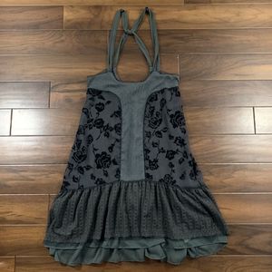 Free People Womens Size 8 Back Pintuck Rose Dress